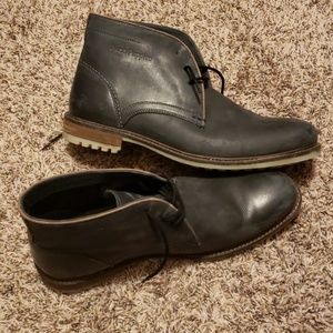 Black chukka boots